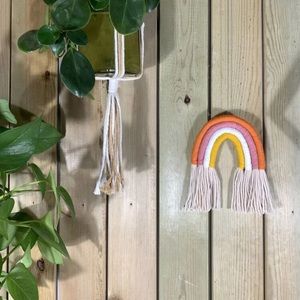 Rainbow wall hanging decor